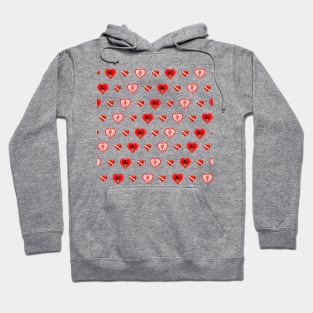 Oliver The Otter Valentine's Day Pattern Hoodie